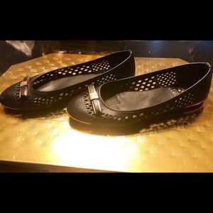Vince Camuto Celindan perforated ballet flats.